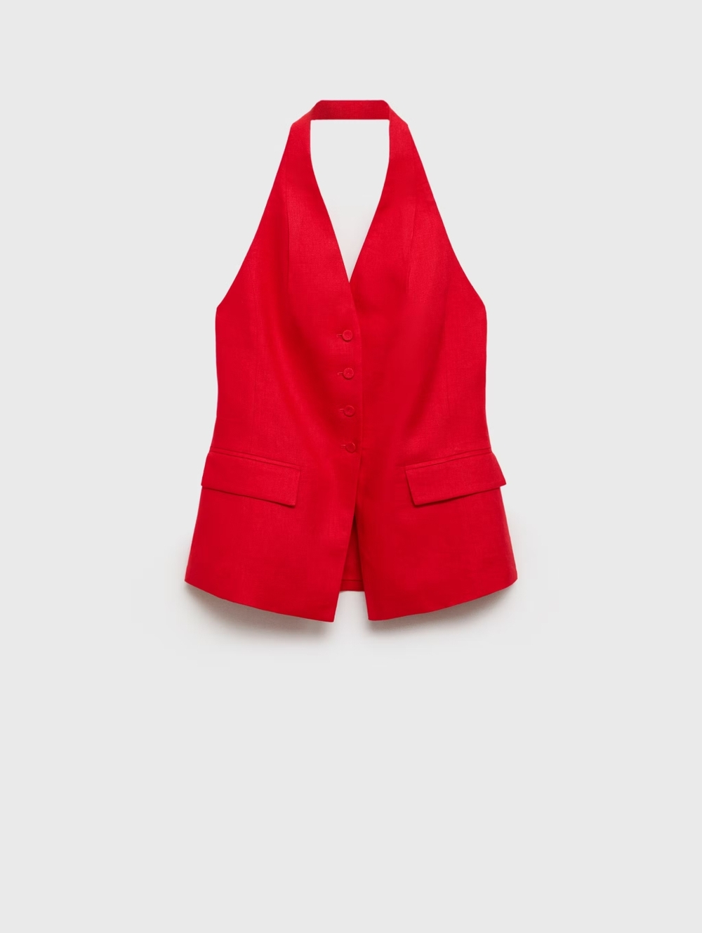 MANGO Linen Vest/ Pants Set - Picture 8 of 8